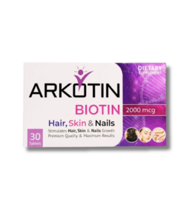 Arkotin Biotin Hair & Skin 2000mcg