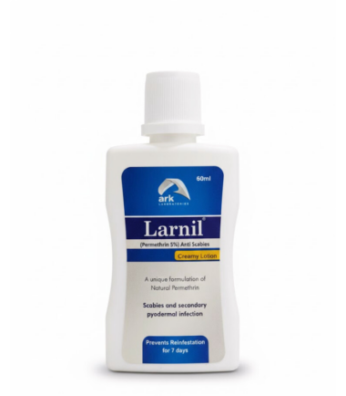 Larnil 5% Permethrin Creamy Lotion for Scabies Treatment by Ark Laboratories