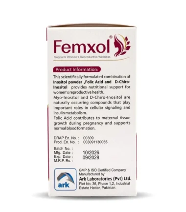 Femxol product information for reproductive wellness and cellular signaling